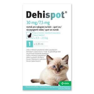 Dehispot 30 mg / 7,5 mg Spot-on 0,35 ml 1 ks