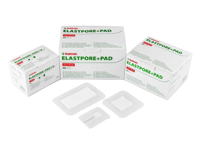Elastpore+Pad Náplast samolepicí sterilní 10 x 10 cm 1 ks Elastpore+Pad Náplast samolepicí sterilní 10 x 10 cm 1 ks