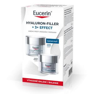 Eucerin Hyaluron-Filler +3x Effect Denní krém + noční krém 2x50 ml