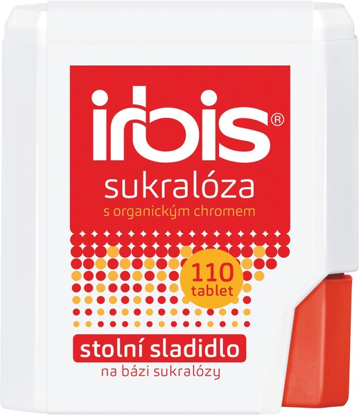 Irbis Sukralóza s chromem dávkovač 110 tablet