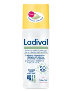 Ladival Opalovací gel zarudlá pleť na obličeji OF50+ 50 ml