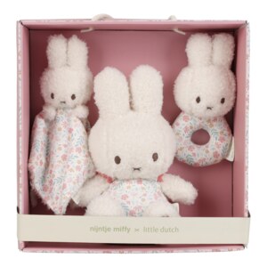 Little Dutch Dárková sada 3-dílná Králíček Miffy Lucky Blossom set