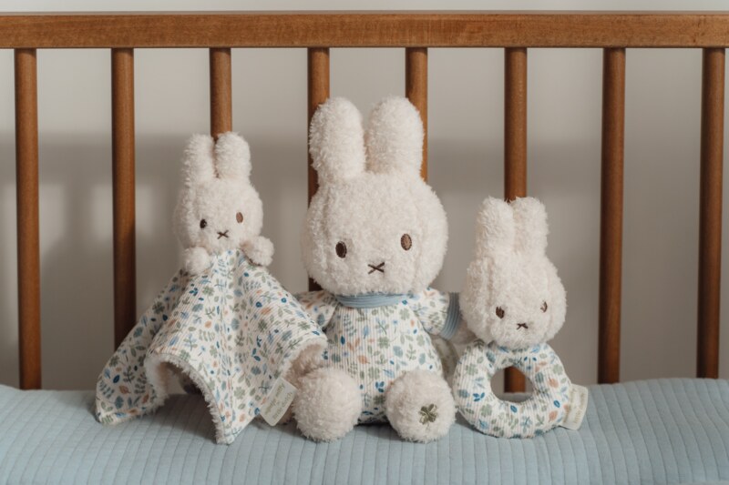 Little Dutch Dárková sada 3-dílná Králíček Miffy Lucky Leaves set