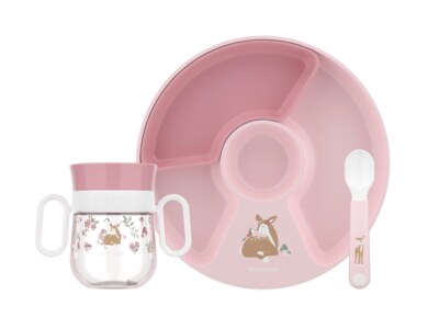 Little Dutch Dětská jídelní sada 3-dílná Fairy Garden set