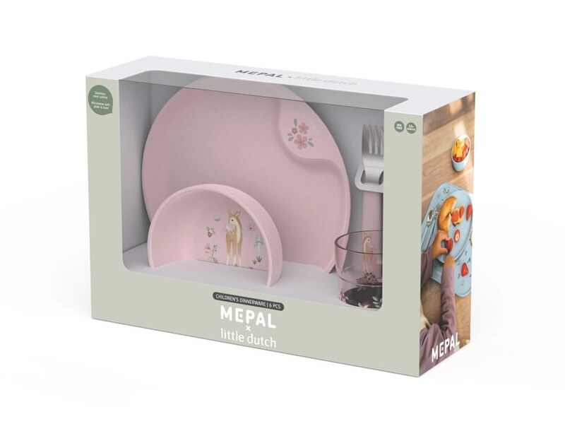 Little Dutch Dětská jídelní sada 6-dílná Fairy Garden set Little Dutch Dětská jídelní sada 6-dílná Fairy Garden set