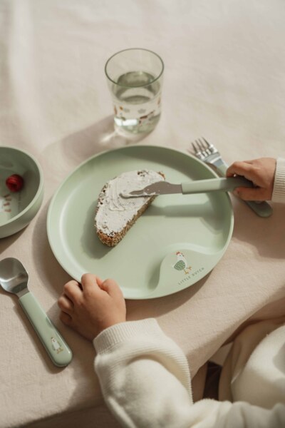 Little Dutch Dětská jídelní sada 6-dílná Farma set