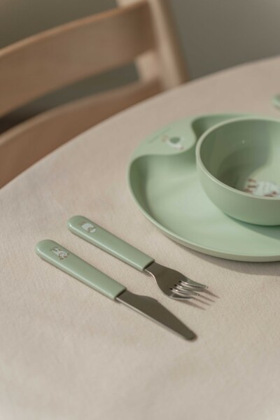 Little Dutch Dětská jídelní sada 6-dílná Farma set