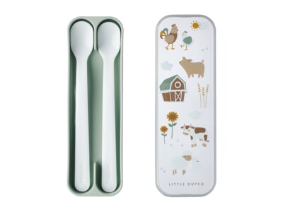 Little Dutch Lžičky s pouzdrem Farma 2 ks Little Dutch Lžičky s pouzdrem Farma 2 ks