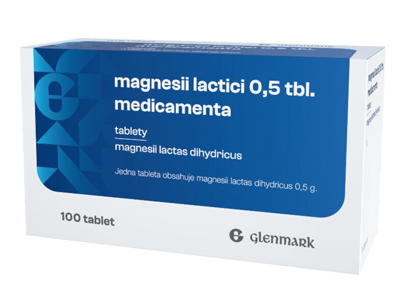 Magnesii lactici 0,5 Medicamenta 100 tablet