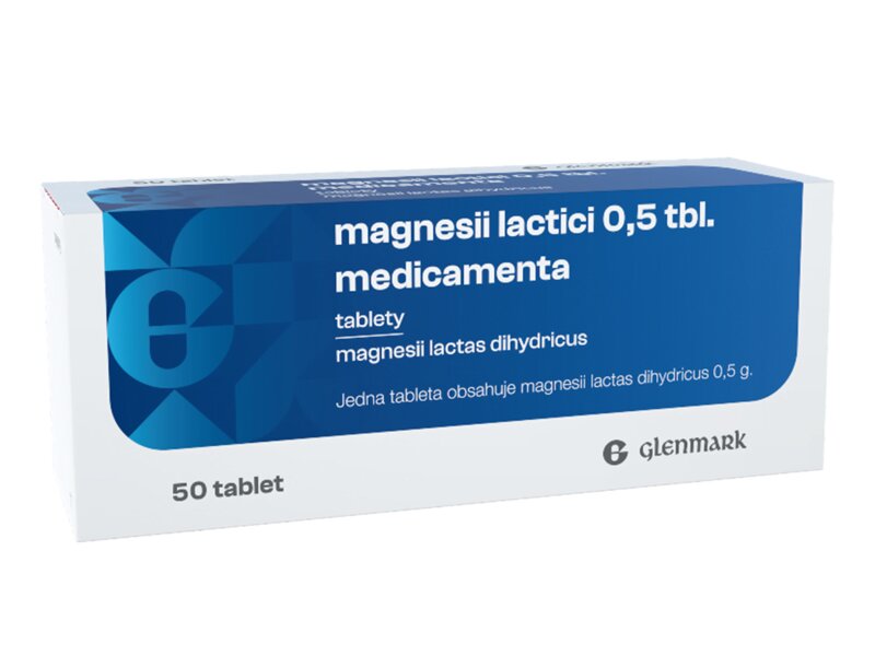 Magnesii lactici 0,5 Medicamenta 50 tablet
