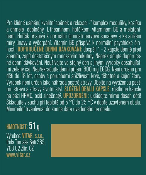 Maxi Vita Essentials Regensleep 60 kapslí
