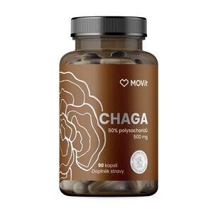 MOVit Chaga 50% polysacharidu 500 mg 90 kapslí MOVit Chaga 50% polysacharidu 500 mg 90 kapslí
