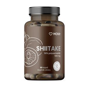 MOVit Shiitake 50% polysacharidu 500 mg 90 kapslí MOVit Shiitake 50% polysacharidu 500 mg 90 kapslí