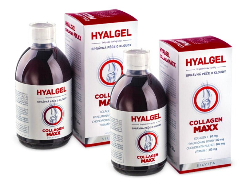 Hyalgel Collagen Maxx 500 ml 1+1 ZDARMA Hyalgel Collagen Maxx 500 ml 1+1 ZDARMA