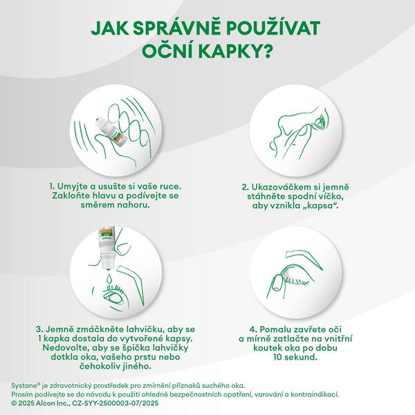 Systane Gel Drops Zvlhčující oční gelové kapky 10 ml