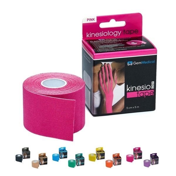 GM Kinesio tape 5 cm x 5 m růžový GM Kinesio tape 5 cm x 5 m růžový