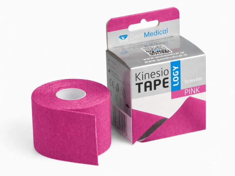 GM Kinesio tape 5 cm x 5 m růžový GM Kinesio tape 5 cm x 5 m růžový