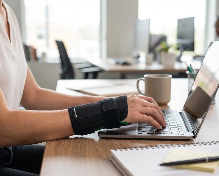 Mueller Wrist Brace Ortéza na zápěstí univerzální 1 ks