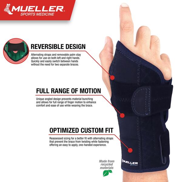 Mueller Wrist Brace Ortéza na zápěstí univerzální 1 ks