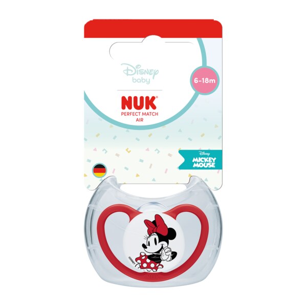 Nuk Perfect Match Air Dudlík Mickey 6-18m Mix barev 1 ks