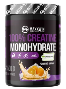 Maxxwin 100% Creatine Monohydrate pomeranč 500 g 