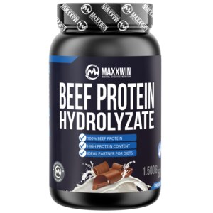 Maxxwin Beef Protein Hydrolyzate čokoláda 1500 g Maxxwin Beef Protein Hydrolyzate čokoláda 1500 g