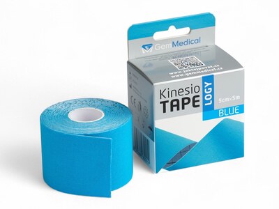 GM Kinesio tape 5 cm x 5 m modrý GM Kinesio tape 5 cm x 5 m modrý