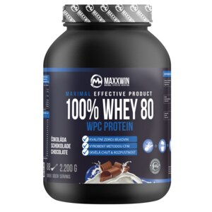 Maxxwin Protein 100% Whey 80 čokoláda 2200 g
