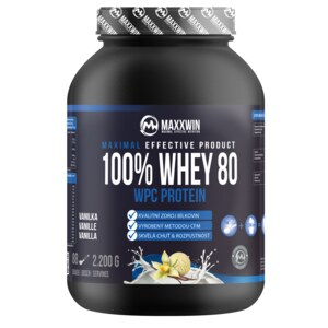 Maxxwin Protein 100% Whey 80 vanilka 2200 g