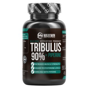 Maxxwin Tribulus 90% + Piperine 90 kapslí