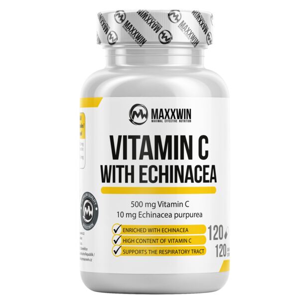Maxxwin Vitamin C + Echinacea 120 kapslí Maxxwin Vitamin C + Echinacea 120 kapslí