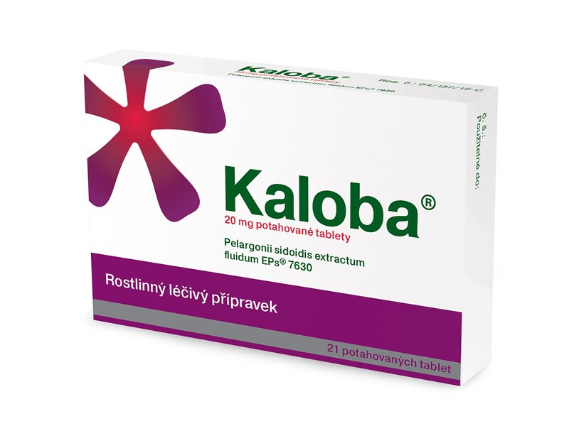 Kaloba 20 mg 21 potahovaných tablet