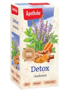 Apotheke Apotheke Detox čaj s kurkumou nálevové sáčky 20x1,5 g