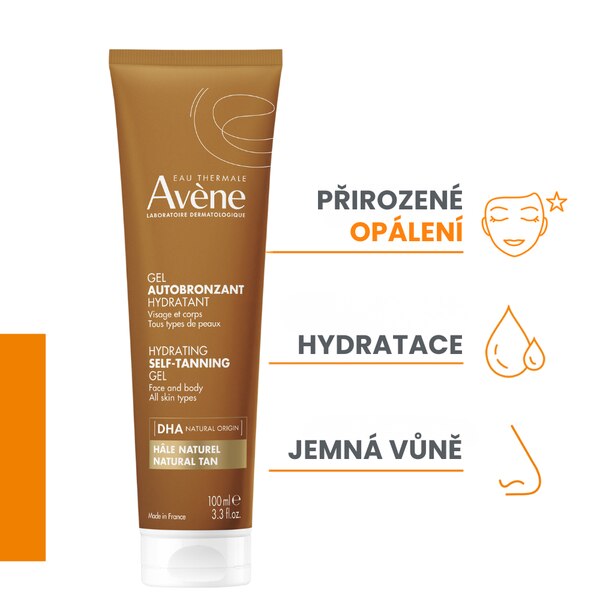 Avene Hydratační samoopalovací gel 100 ml