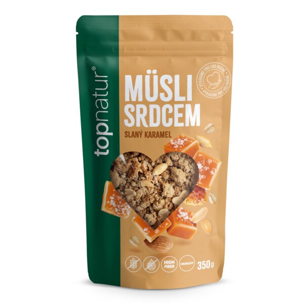 Topnatur Müsli srdcem Slaný karamel 350 g