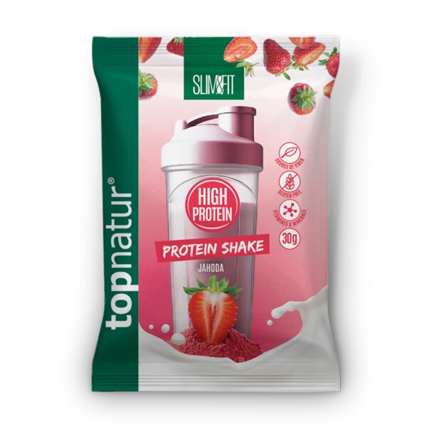 Topnatur Slim&Fit Protein Shake Jahoda 30 g