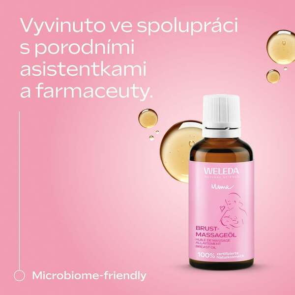 Weleda Mama Olej na masáž prsů 50 ml