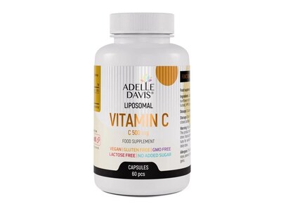 Adelle Davis Liposomal Vitamin C 500 mg 60 kapslí