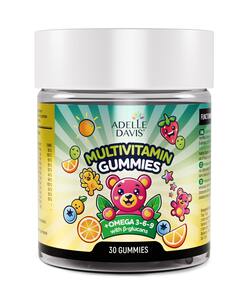 Adelle Davis Multivitamin Gummies + Omega3 30 ks Adelle Davis Multivitamin Gummies + Omega3 30 ks
