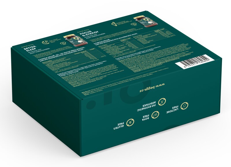 Beggs Developed with MUDr. Marek Dvořák set Better Sleep 60 kapslí + Focus+Energy 60 kapslí Beggs Developed with MUDr. Marek Dvořák set Better Sleep 60 kapslí + Focus+Energy 60 kapslí