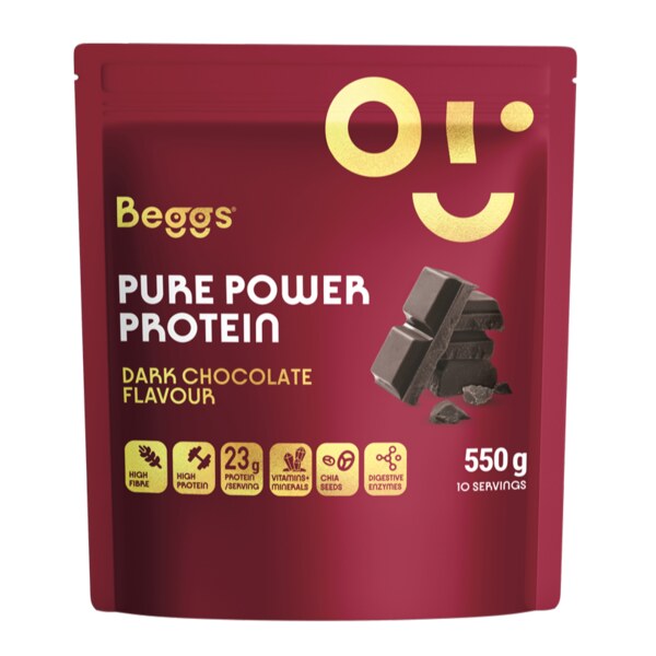 Beggs Pure Power Protein Dark Chocolate 550 g