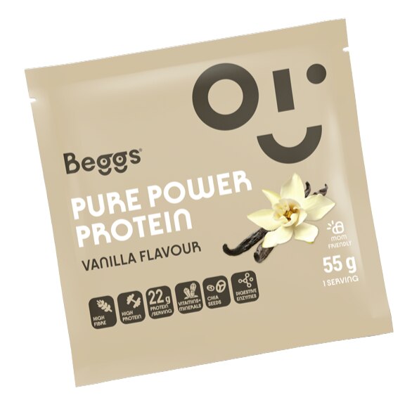 Beggs Pure Power Protein Vanilla 55 g Beggs Pure Power Protein Vanilla 55 g