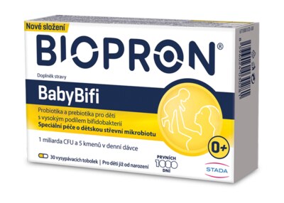 Biopron BabyBifi Probiotika a prebiotika pro děti 30 tobolek