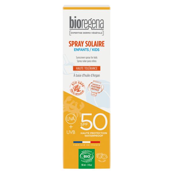 Bioregena Sprej na opalování SPF50 Kids BIO 90 ml