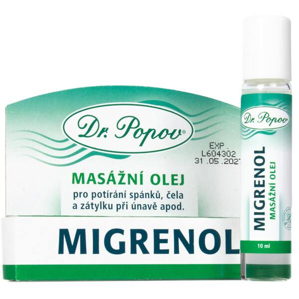 Dr. Popov Migrenol masážní olej Roll-on 10 g Dr. Popov Migrenol masážní olej Roll-on 10 g