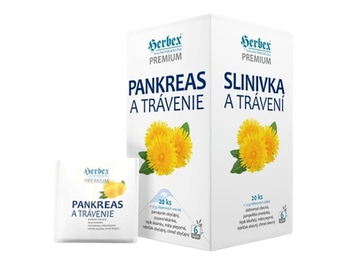Herbex Slinivka a trávení nálevové sáčky 20 x 1,5 g Herbex Slinivka a trávení nálevové sáčky 20 x 1,5 g