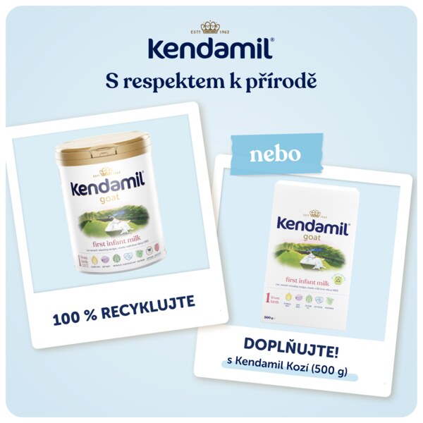 Kendamil 1 Kozí Počáteční kojenecké mléko 0-6m 800 g