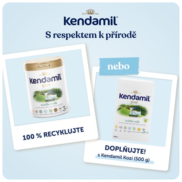 Kendamil 3 Kozí Batolecí mléko 12-24m 800 g