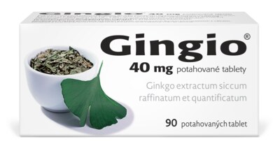 Gingio 40 mg 90 potahovaných tablet Gingio 40 mg 90 potahovaných tablet