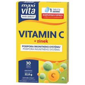 Maxi Vita Vitamin C+Zinek 30 tablet